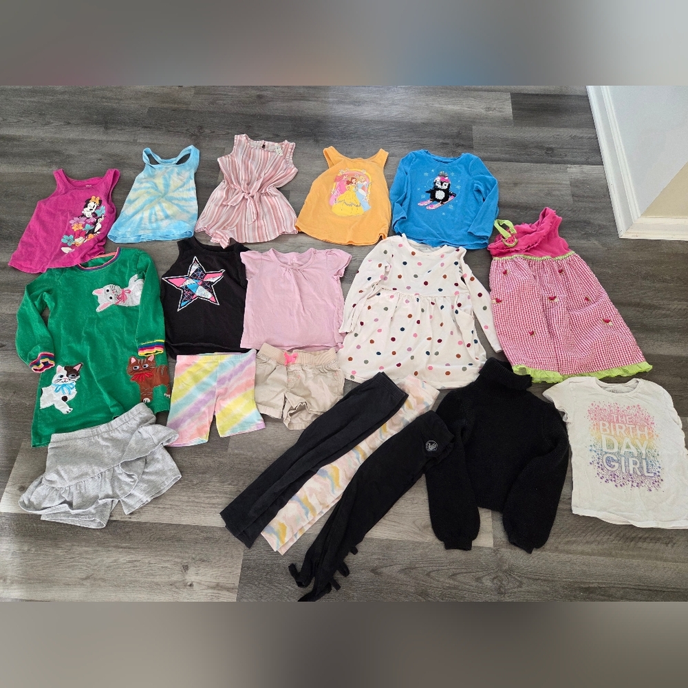 Huge Bundle Of Girls 4t-5t Clothing